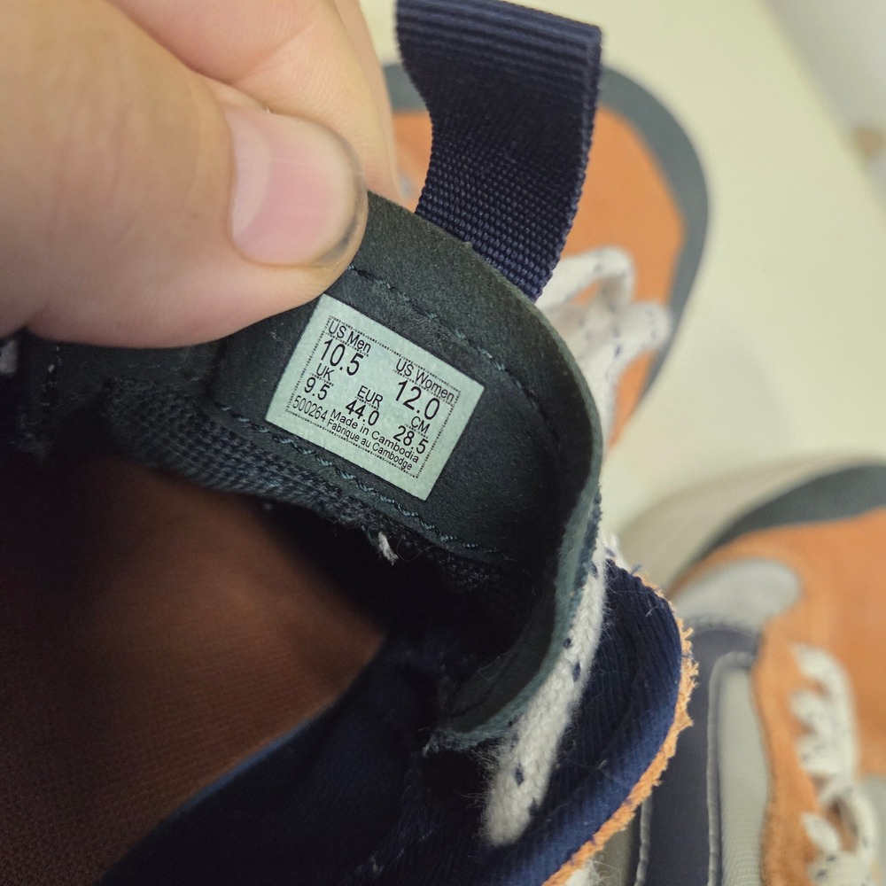 Vans UltraRange EXO Mens 10.5 Grey Orange Navy Blue Low Top Skate Shoes 500264 - Picture 6 of 6